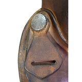 Used 15.5" No Maker Team Roping Saddle