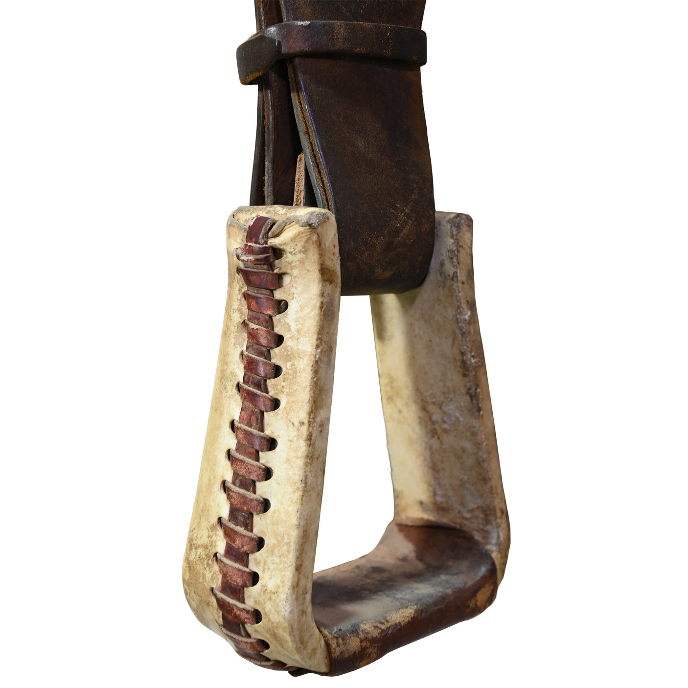 Used 15.5" No Maker Team Roping Saddle