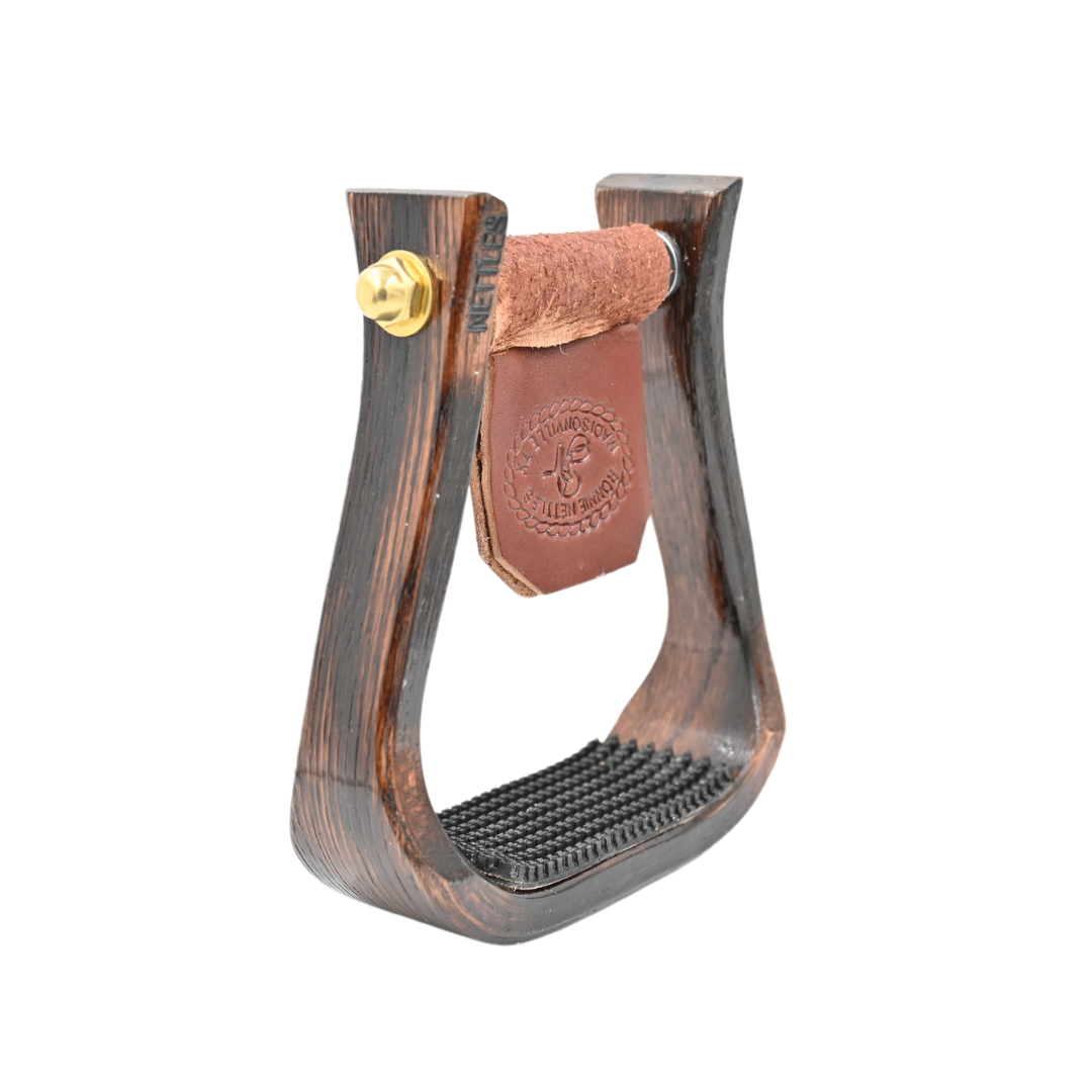 Nettles 2" Triple Finish Barrel Stirrups with Gripper