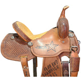 Used 14" HF&C Panhandle Series Trophy Barrel Racing Saddle
