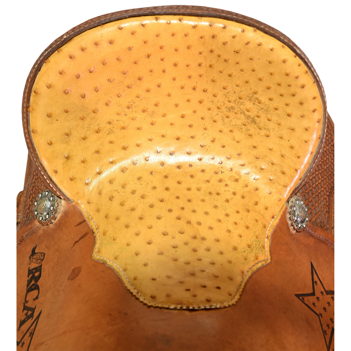 Used 14" HF&C Panhandle Series Trophy Barrel Racing Saddle