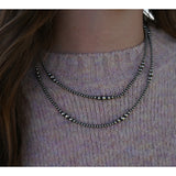 Multi-Sized Navajo Pearl Necklace 3-6mm