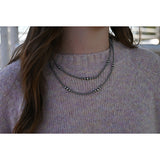 Multi-Sized Navajo Pearl Necklace 3-6mm