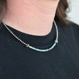 The Marie Pearl Necklace with Heishi Beads