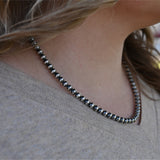 Navajo Pearl Necklace 6mm Beads