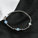 The Kenzie Navajo Pearl Bracelet with Golden Hills Beads