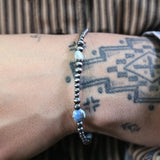 The Kenzie Navajo Pearl Bracelet with Golden Hills Beads