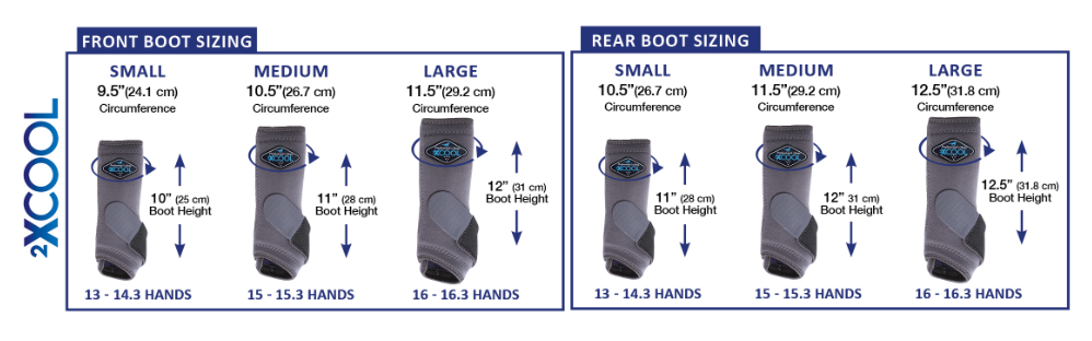 Professional's Choice 2XCool Pony Front Sports Medicine Boots- Pacific