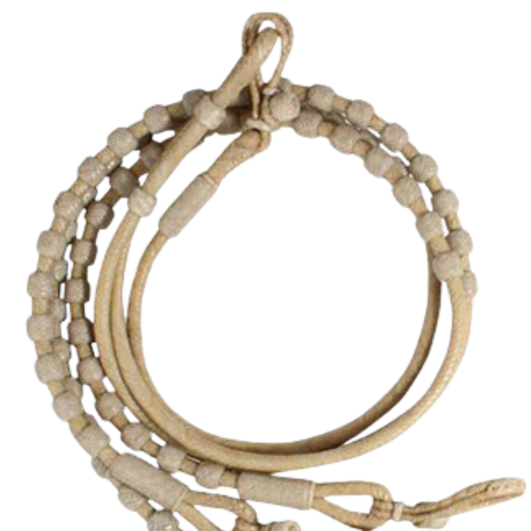 Professional's Choice Rawhide Romal Reins- Natural
