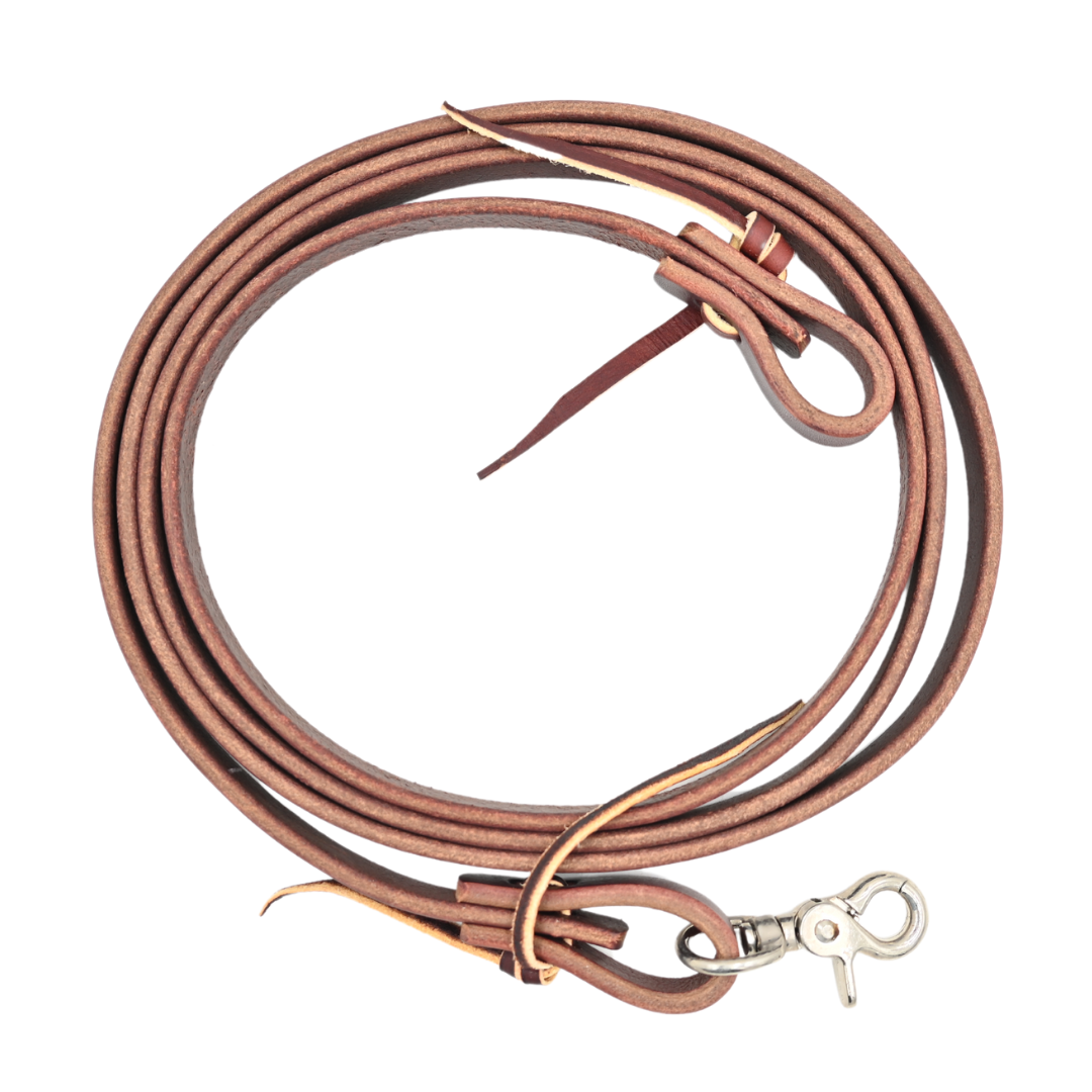Professional's Choice 5/8" Latigo Roping Reins with Waterloops