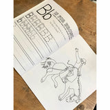 Bored on the Range Ranching: Pre-K & Kindergarten ABC Work Book