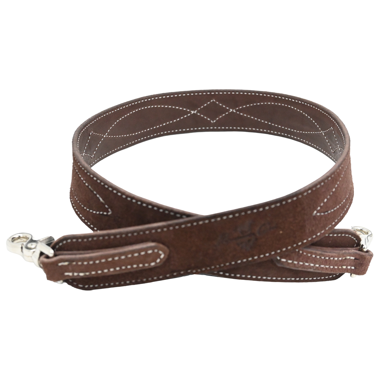 Professional's Choice Chocolate Roughout Gunslinger Stitched Rope Can Strap
