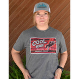 Cactus Saddlery by Red Dirt Hat Co. Heather Grey and White Mesh Snapback Cap