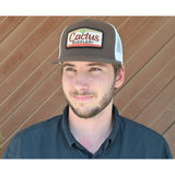 Cactus Saddlery by Red Dirt Hat Co. Chocolate and White Mesh Snapback Cap
