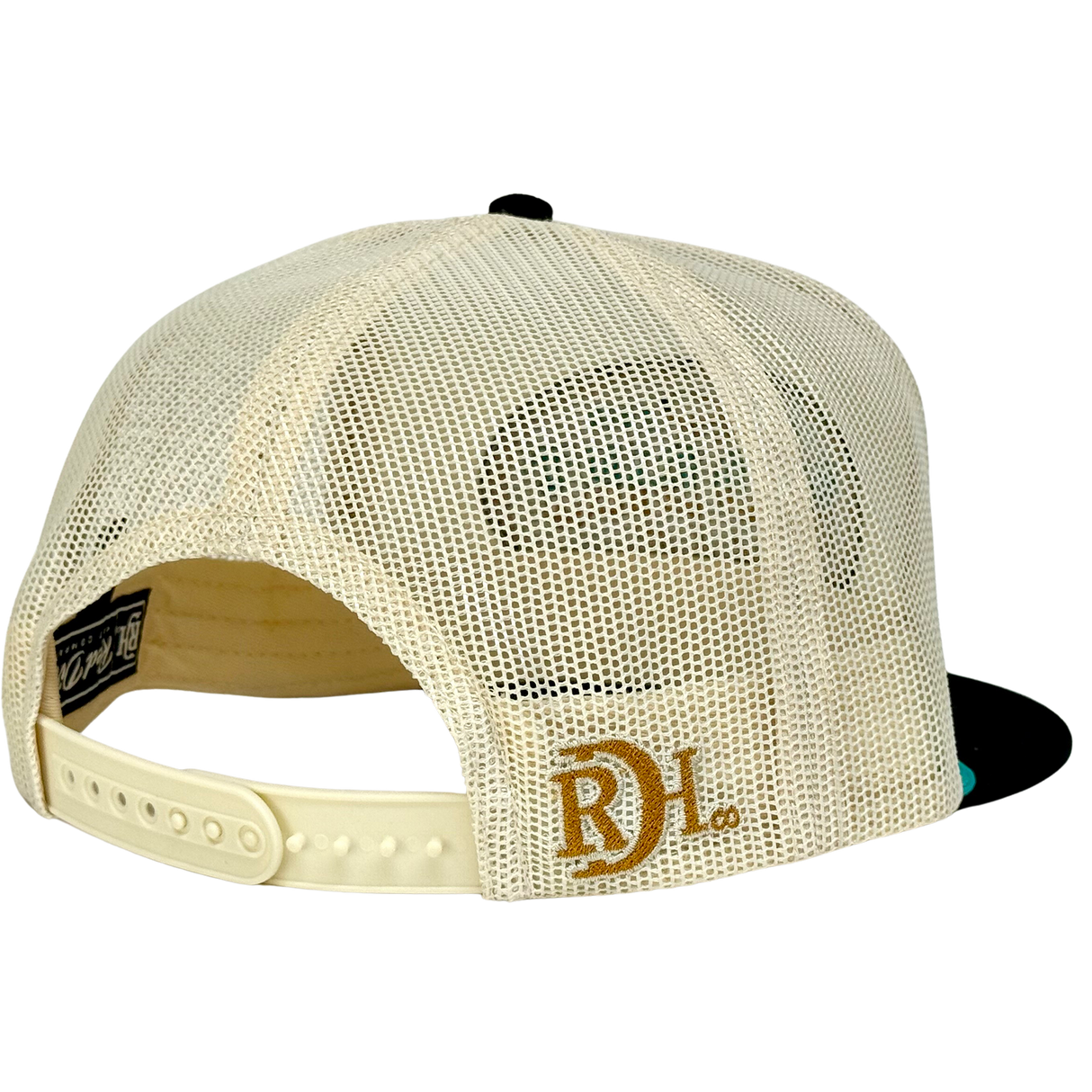 Red Dirt Hat Co. Buffalo Buckle Stone and Black Snapback Cap