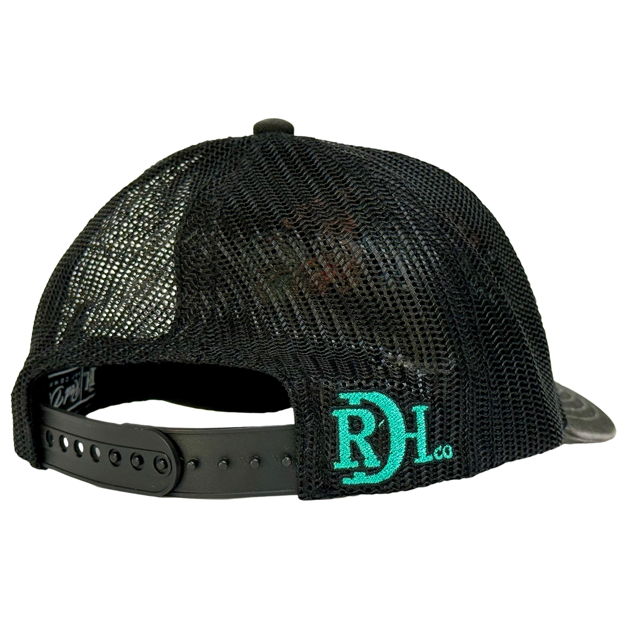 Red Dirt Hat Co. Chicken Scratch Black Mesh Snapback Cap