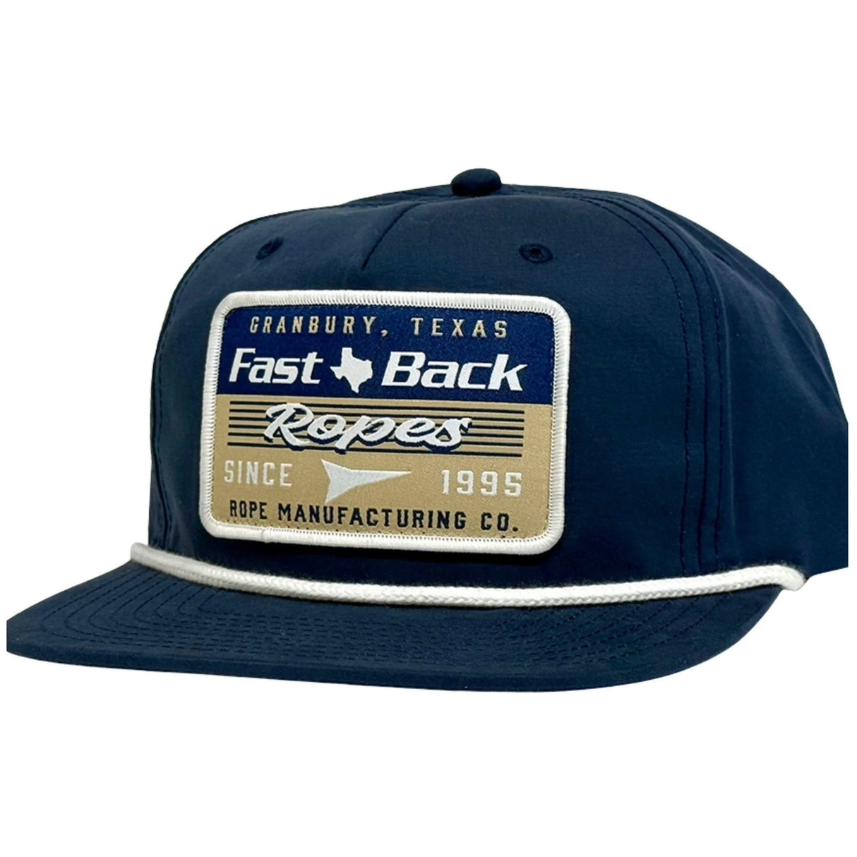 Fast Back Ropes by Red Dirt Hat Co. Navy Snapback Cap