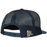 Red Dirt Hat Co. Gig 'Um Navy and Black Mesh Snapback Cap
