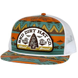 Red Dirt Hat Co. Lost & Found Aztec and White Mesh Snapback Cap
