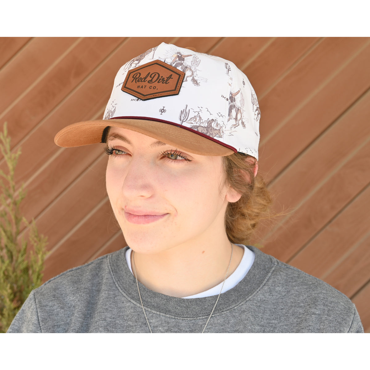 Red Dirt Hat Co. Out West Western Print Unstructured Cap