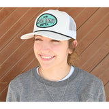 Red Dirt Hat Co. On the Water White Mesh Snapback Cap