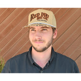 Red Dirt Hat Co. Old Skool II Duck Camo and Khaki Mesh Snapback Cap
