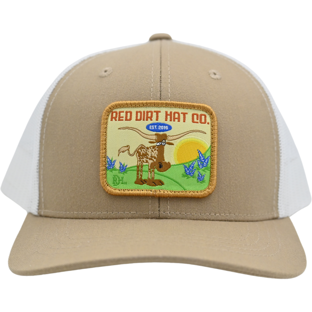 Red Dirt Hat Co. Youth Longhorn Patch Cap