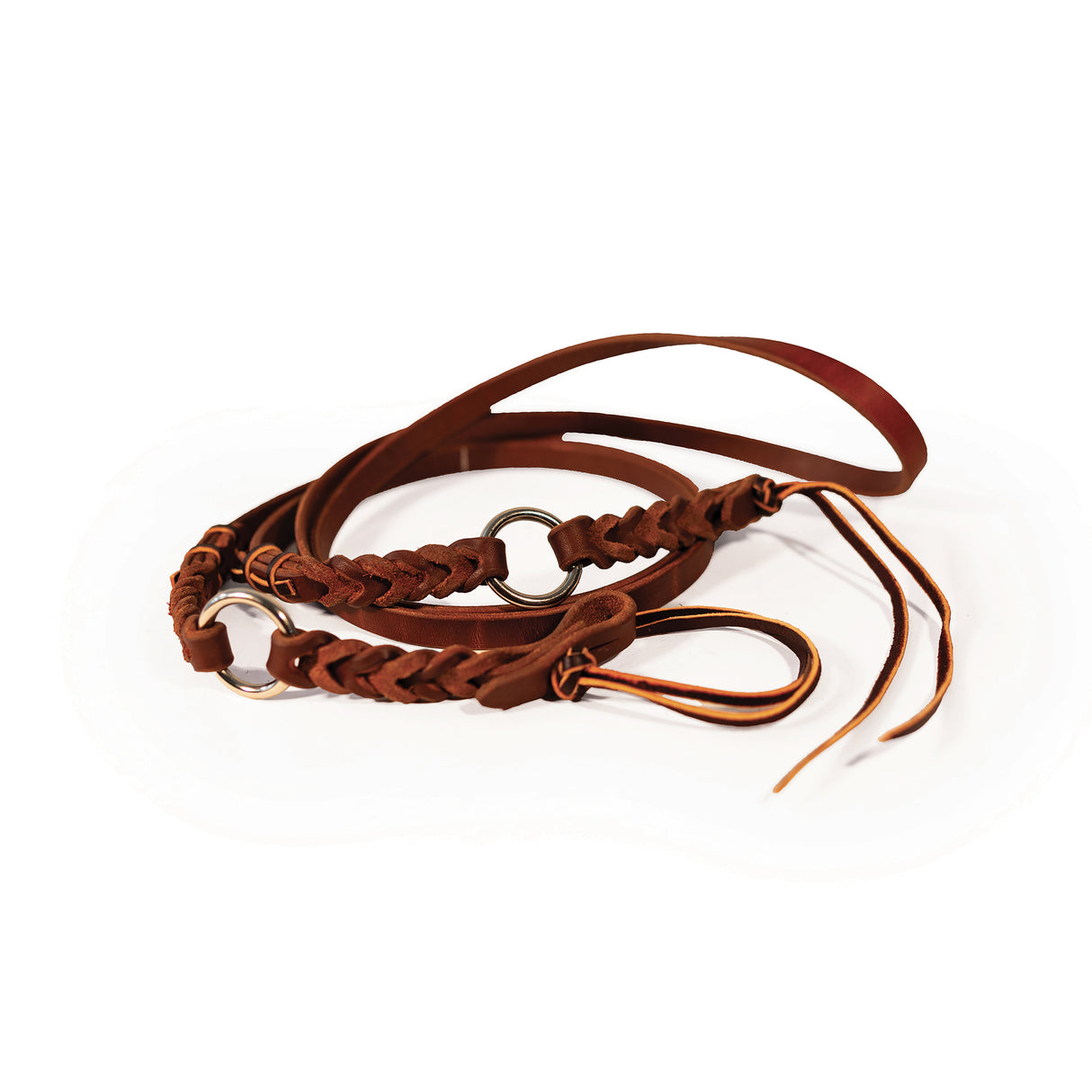 Professional's Choice 5/8" Bleeding Heart Heavy Oil Ring Roping Reins
