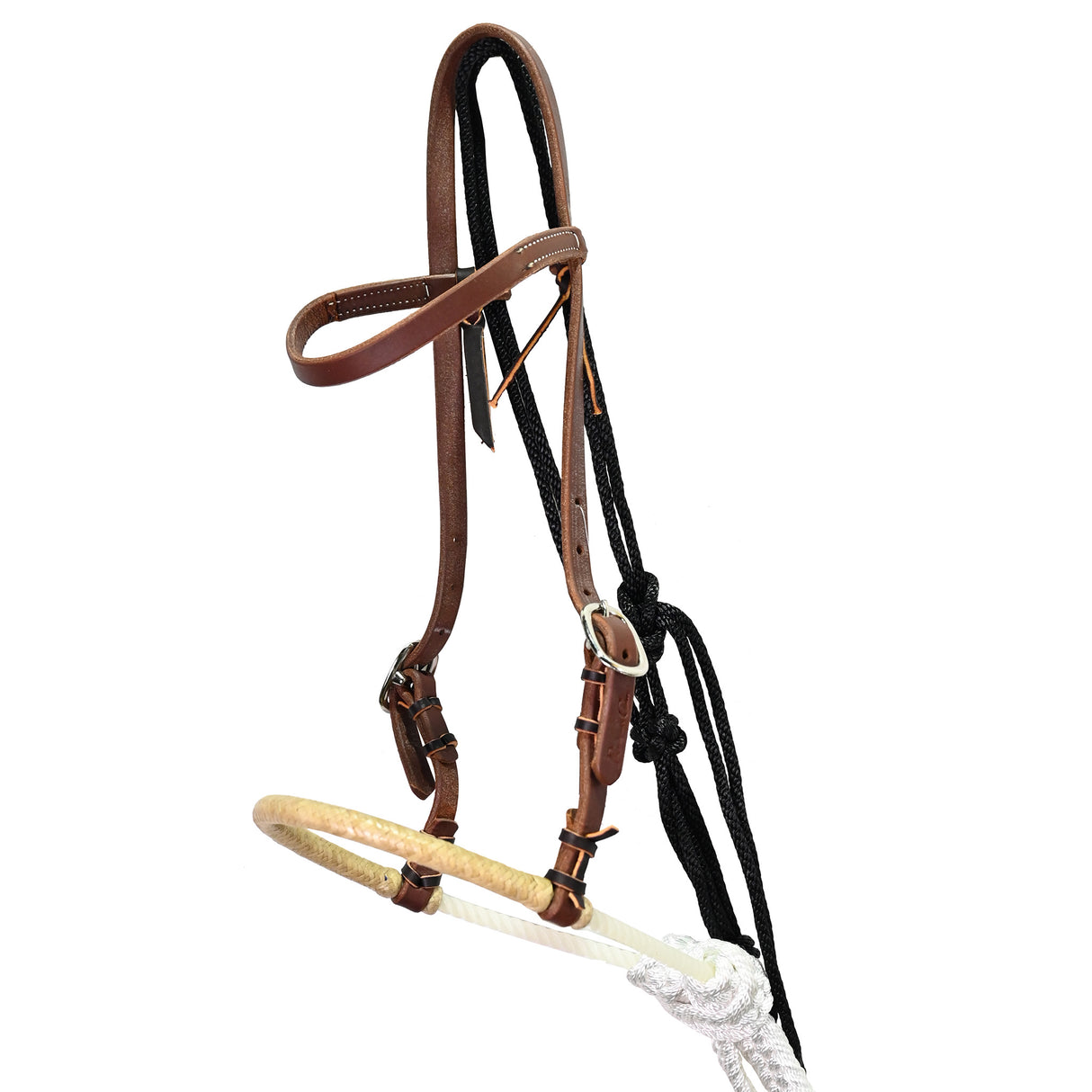 Professional's Choice Rawhide Nose Loping Hackamore