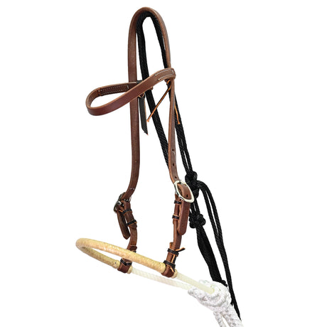 Professional's Choice Rawhide Nose Loping Hackamore