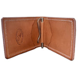 Coolhorse Leather Bifold Rough Out Money Clip Wallet