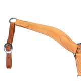 Berlin Custom Leather 2.5" Golden Oiled Roughout Breast Collar