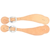 Cowperson Tack Men's Roughout Spur Straps with Stainless Buckles