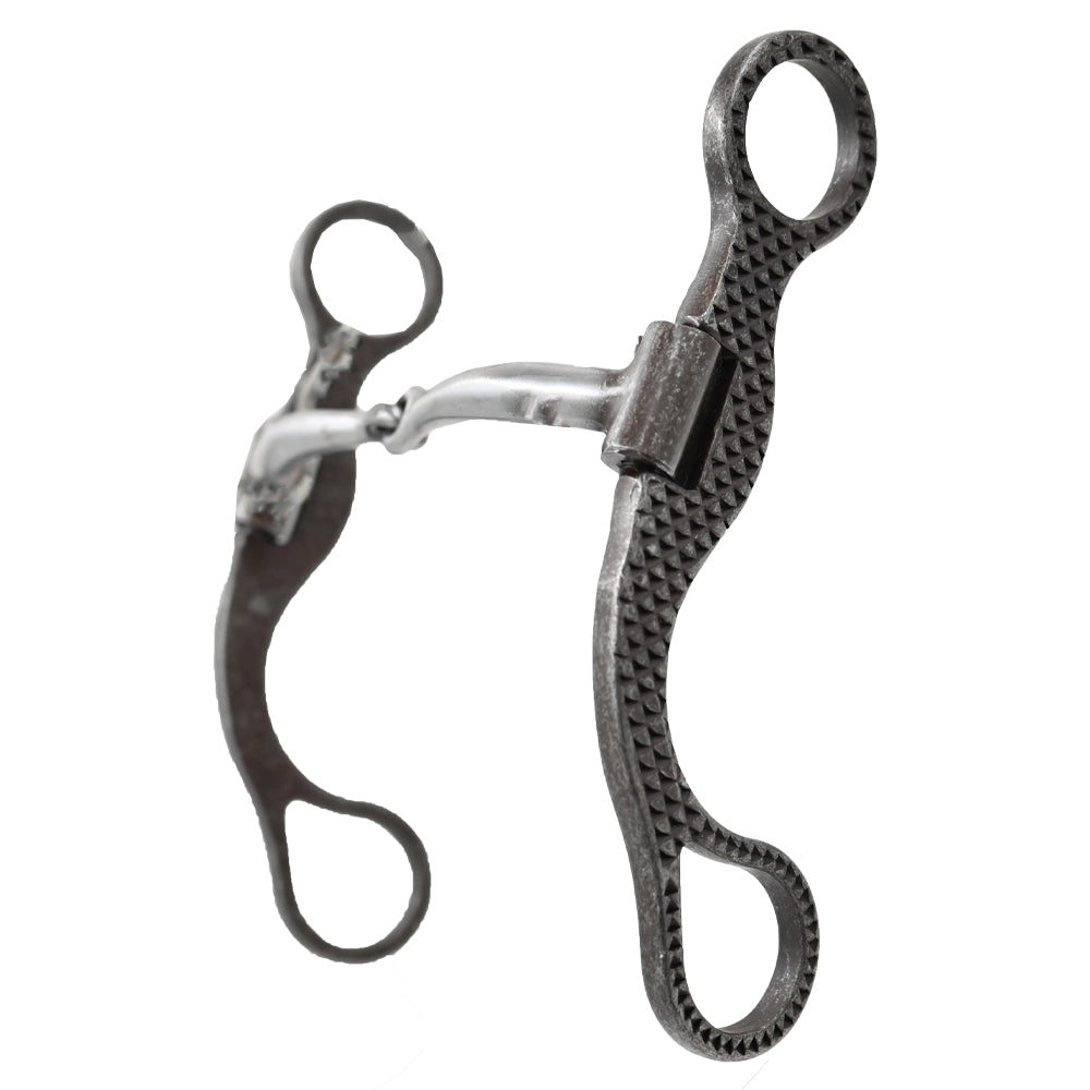 Classic Equine Rasp Shank Snaffle Bit - Thumbnail 3