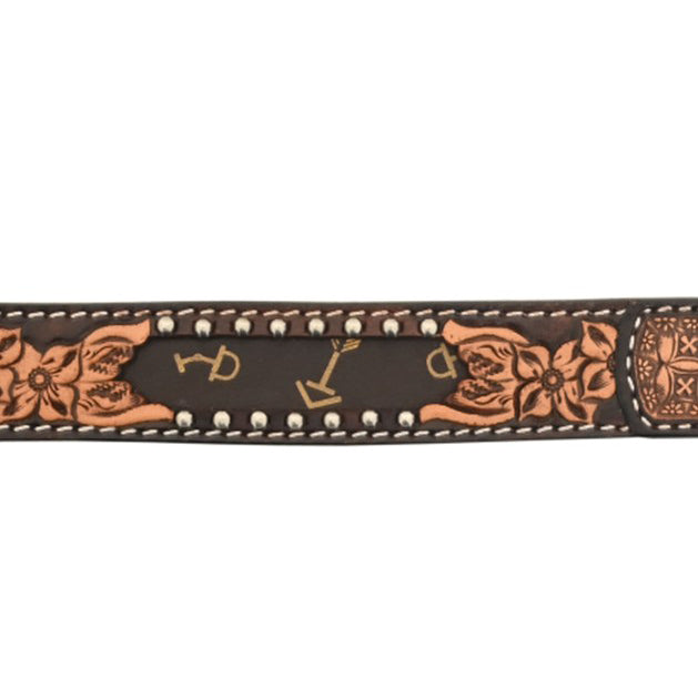 Rafter T Ranch Co. Dog Collar with Designer Inspired Tan Printed Arrows