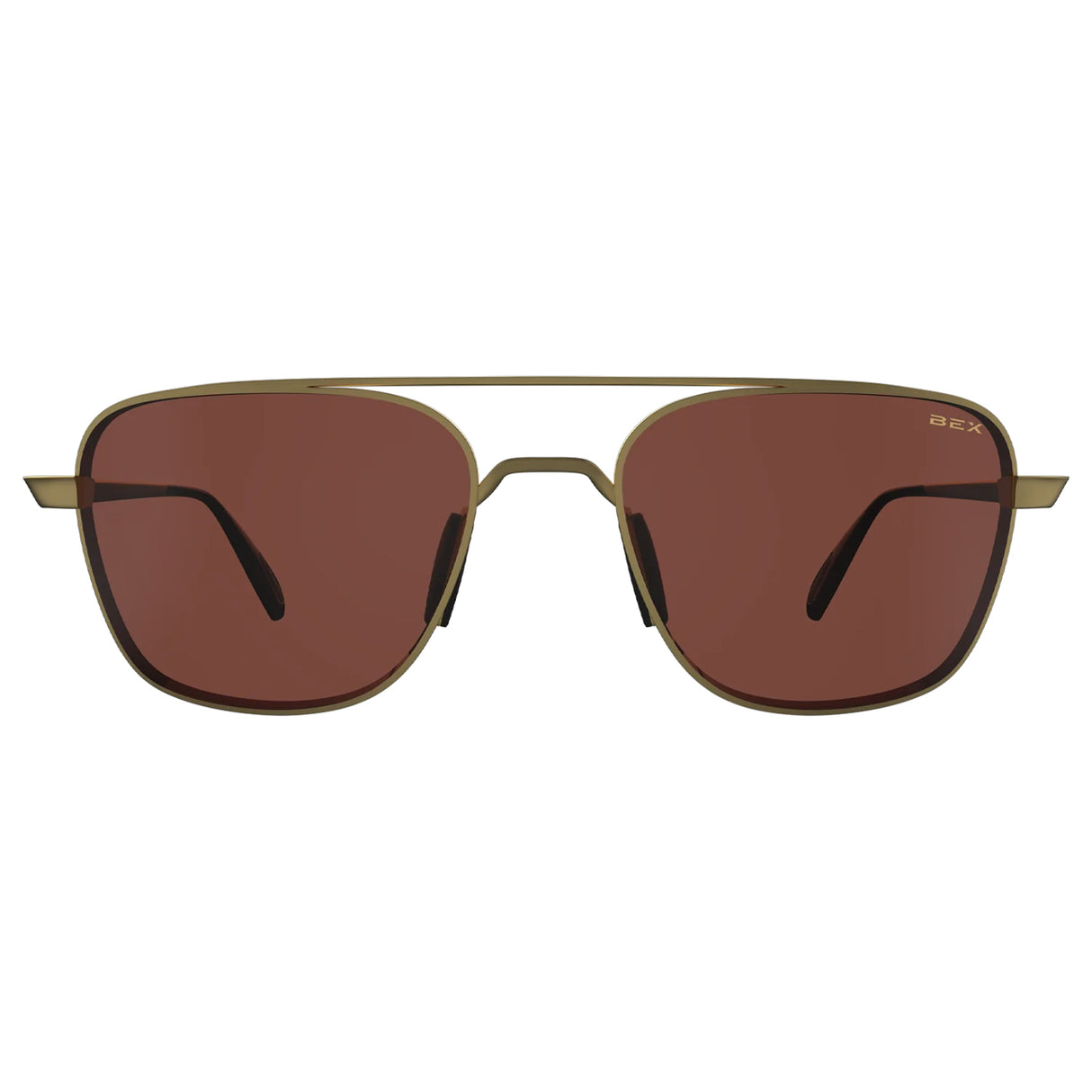 BEX Sunglasses Mach- Matte Gold/Brown