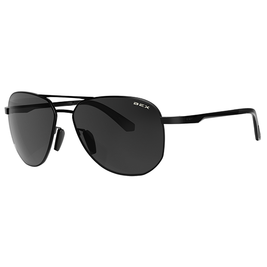 BEX Sunglasses Welvis- Matte Black/Grey