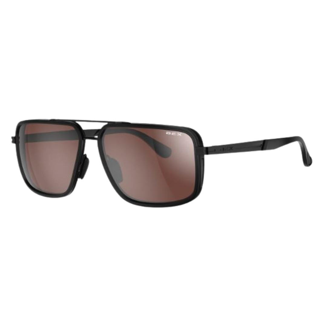 BEX Sunglasses Dusk- Matte Black/Brown/Silver