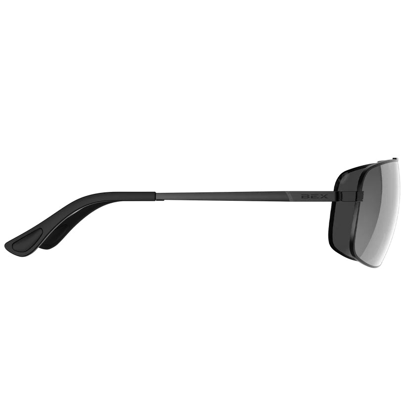 BEX Sunglasses Gambit- Polished Black/Grey/Silver