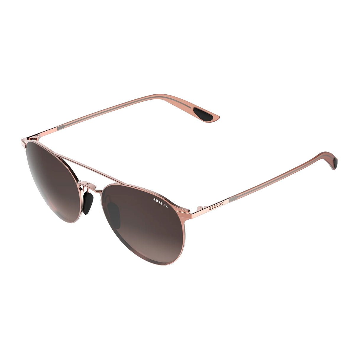 BEX Sunglasses Demi OTG- Rose Gold/Brown