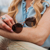 BEX Sunglasses Demi OTG- Rose Gold/Brown