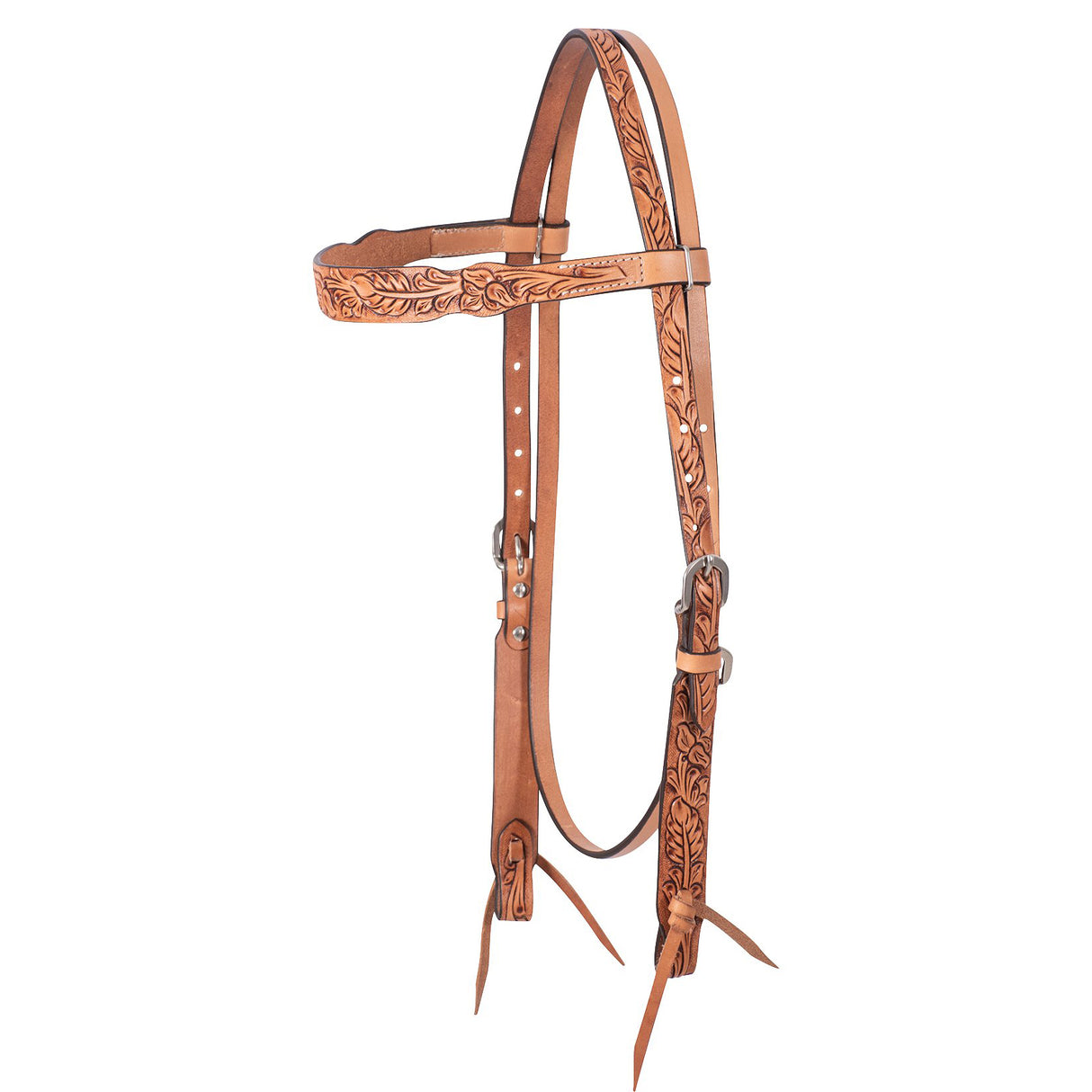 Cashel Floral Stamped Browband Headstall