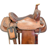 Used 15.5" Sanchez Team Roping Saddle