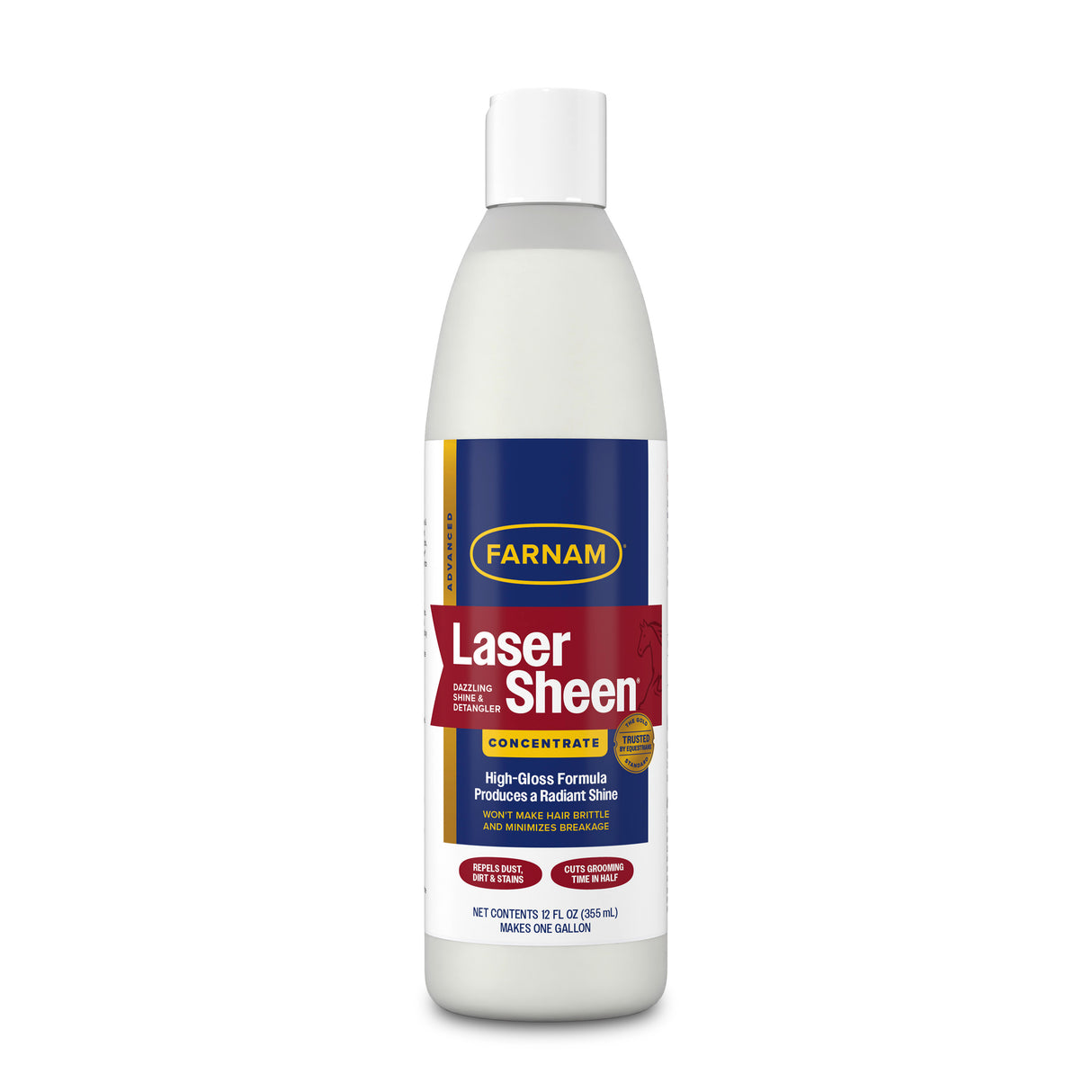 Farnam Laser Sheen Dazzling Shine and Detangler Concentrate- 12oz.
