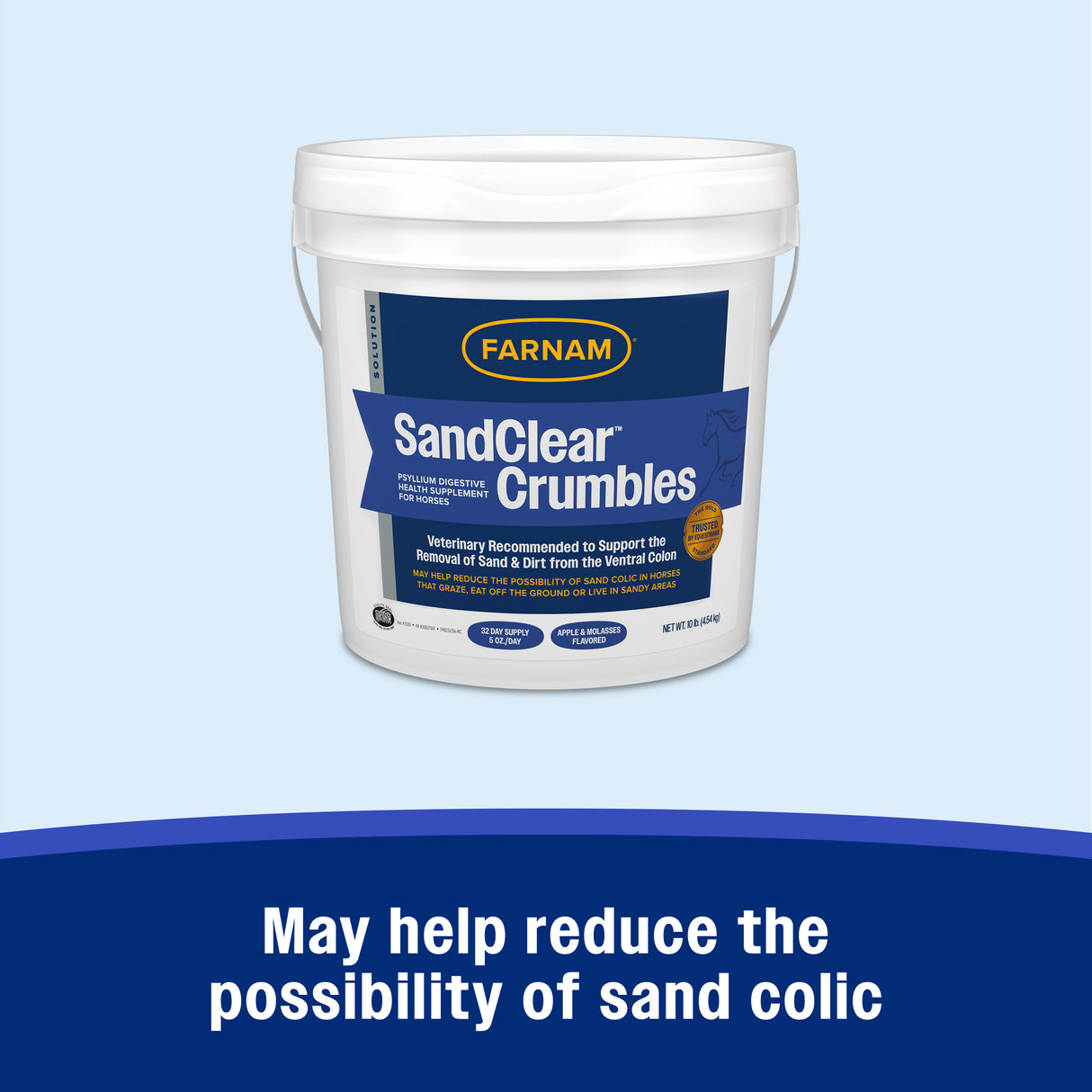 Farnam SandClear Natural Psyllium Crumbles- 10lb