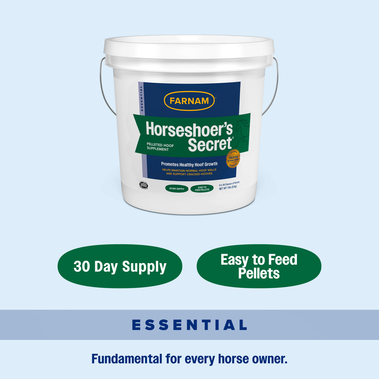 Farnam Horseshoer's Secret Pelleted Hoof Supplement- 11lb
