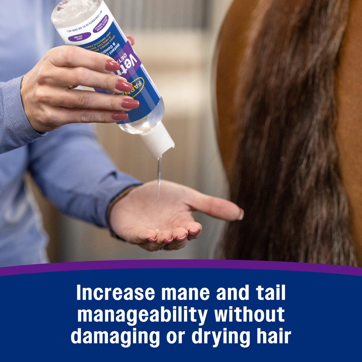 Farnam Vetrolin Instant Mane & Tail Detangler & Conditioner- 12 oz.