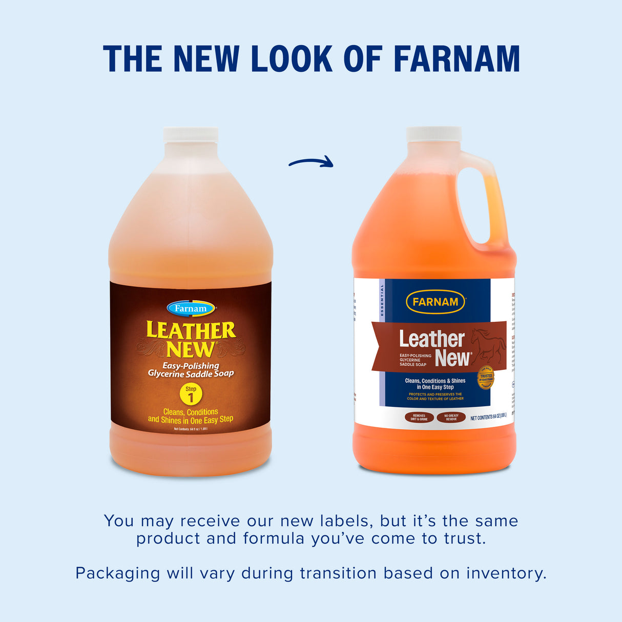 Farnam Leather New Easy-Polishing Glycerine Saddle Soap- 64oz