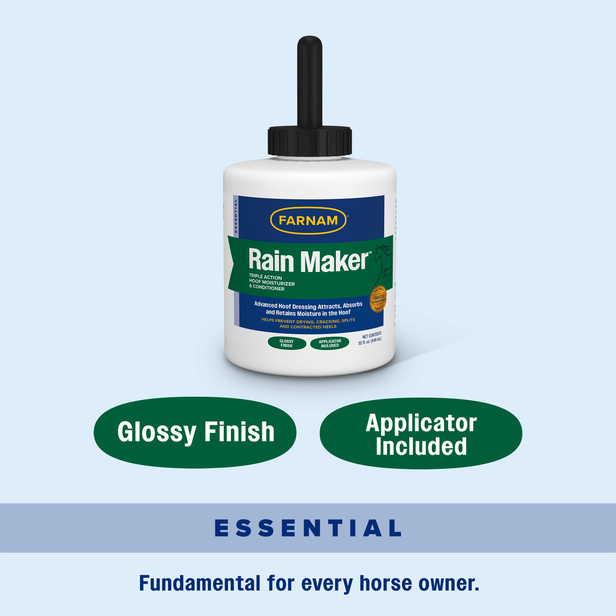 Farnam Rain Maker Triple Action Hoof Moisturizer and Conditioner- 32oz.