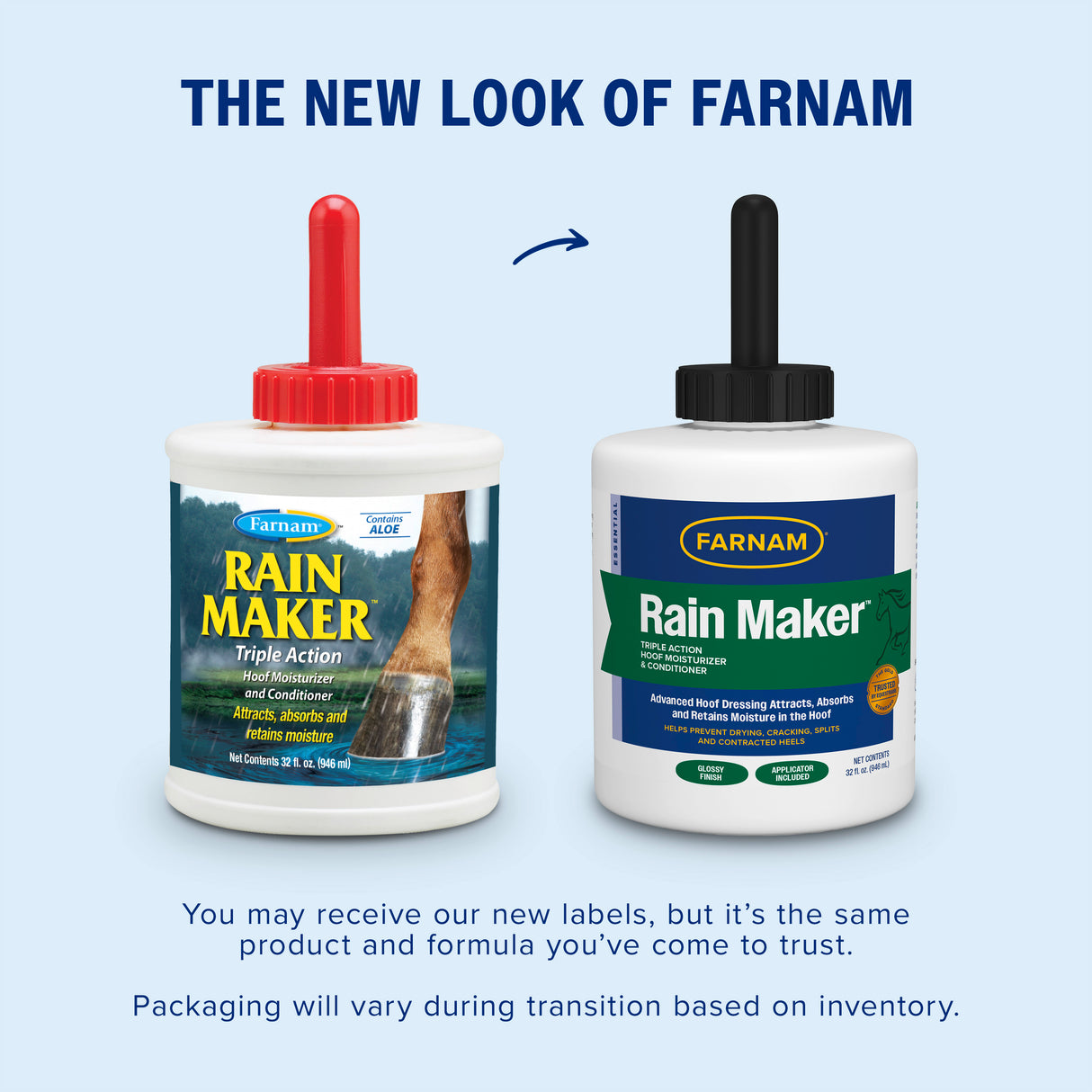 Farnam Rain Maker Triple Action Hoof Moisturizer and Conditioner- 32oz.